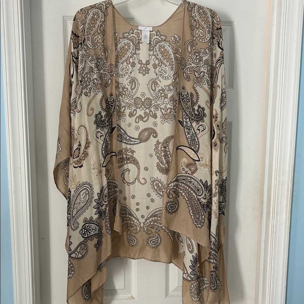J. Jill Paisley Print ruhana - Beige and Black